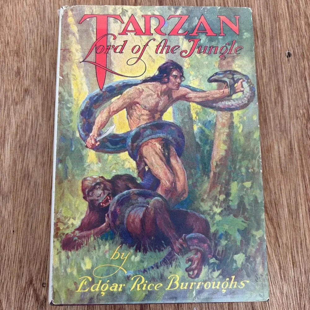 1919 Jungle Tales of Tarzan and 1928 Tarzan, Lord of the Jungle Book Bundle